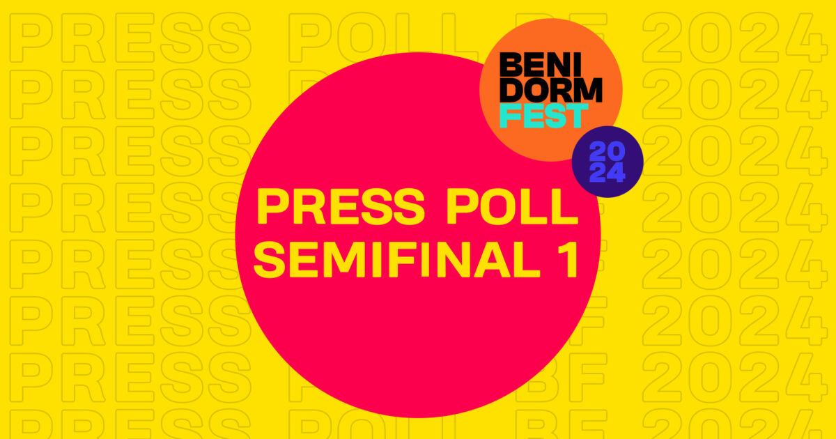 Resultado de la Press Poll: Primera semifinal del Benidorm Fest 2024
