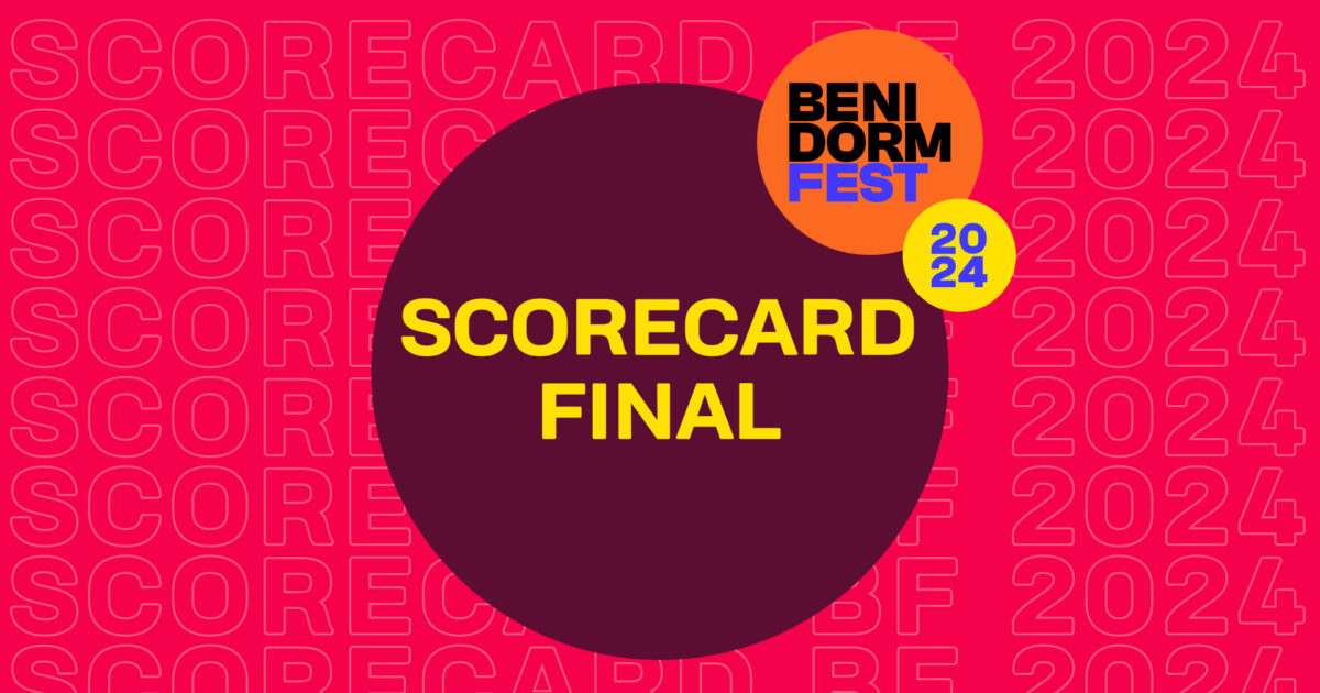 ¡Diviértete jugando a ser jurado del Benidorm Fest 2024 con nuestra scorecard de la final!