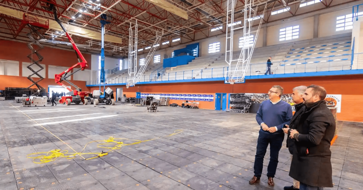 Comienza la construcción del escenario del Benidorm Fest 2024