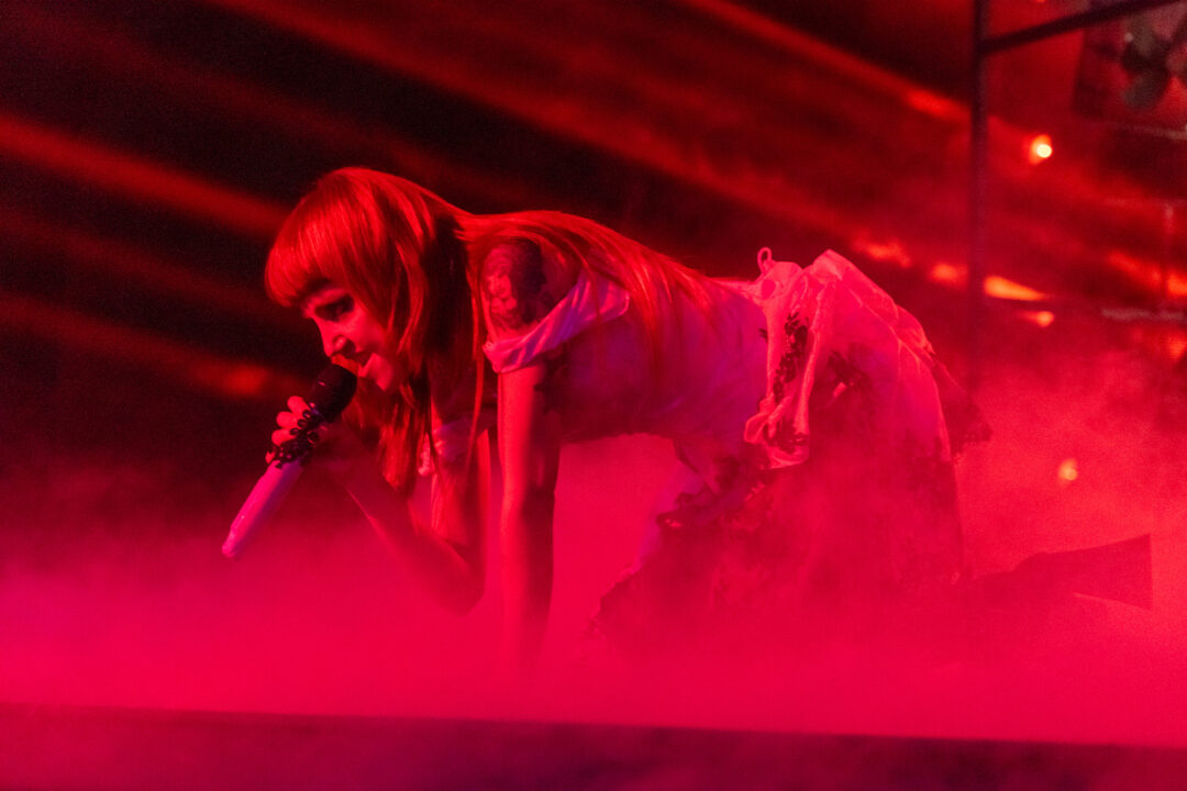 Angy Fernández en la final del Benidorm Fest 2024, Palau d’Esports l'Illa de Benidorm. Foto: Iván Trejo