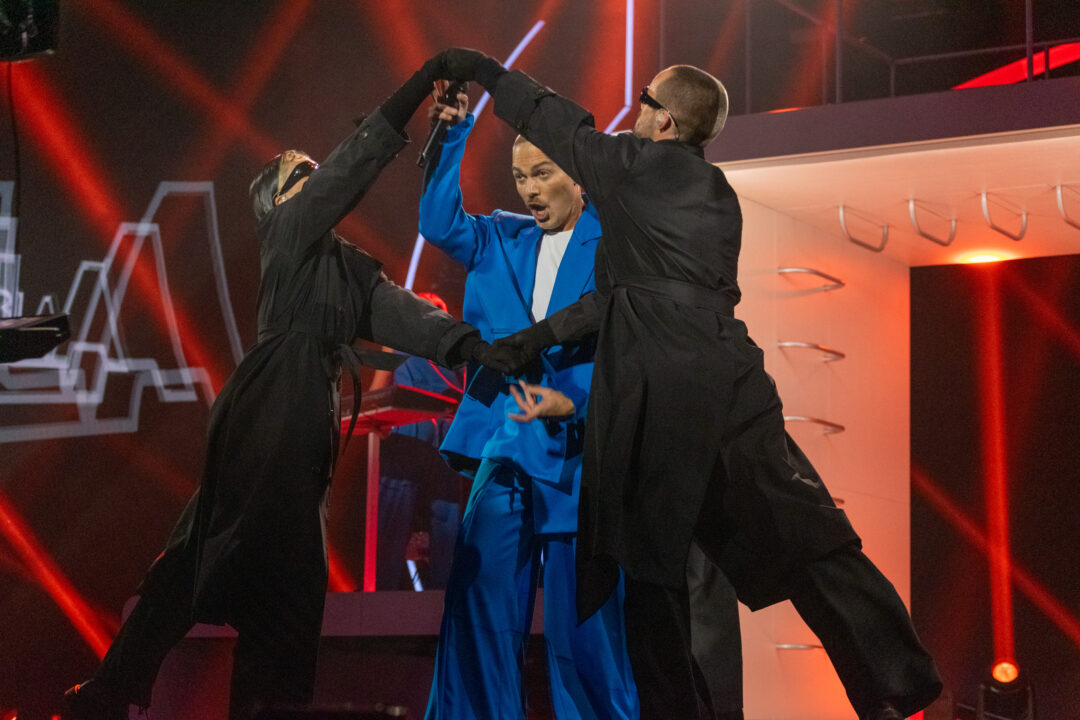 Miss Caffeina en la final del Benidorm Fest 2024, Palau d’Esports l'Illa de Benidorm. Foto: Iván Trejo