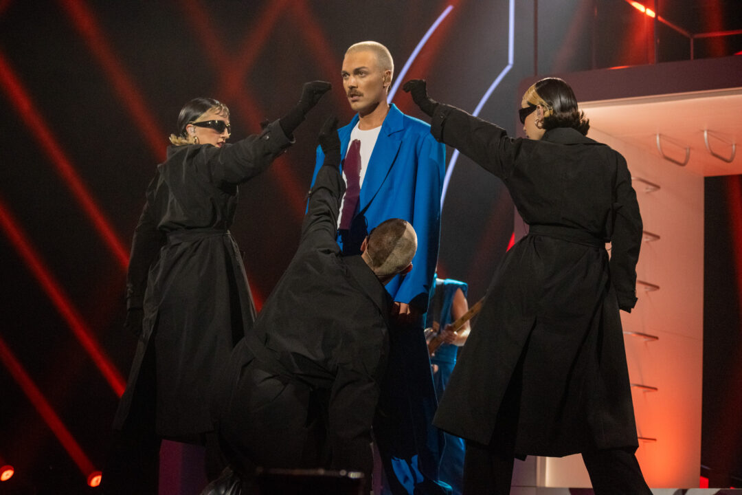 Miss Caffeina en la final del Benidorm Fest 2024, Palau d’Esports l'Illa de Benidorm. Foto: Iván Trejo