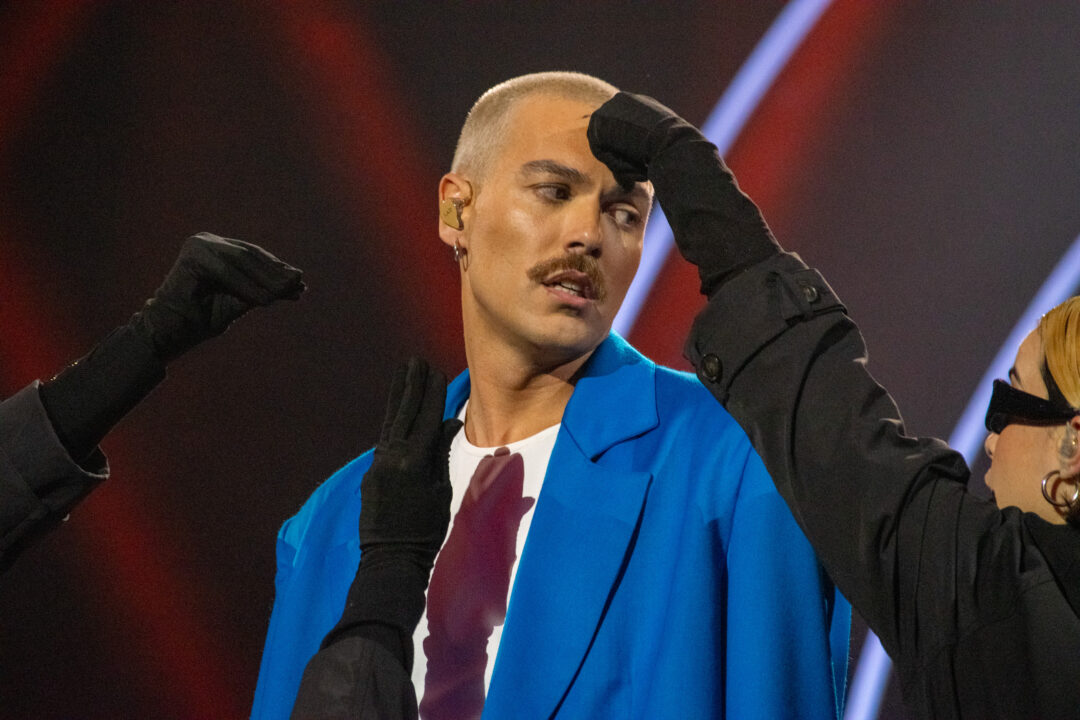 Miss Caffeina en la final del Benidorm Fest 2024, Palau d’Esports l'Illa de Benidorm. Foto: Iván Trejo