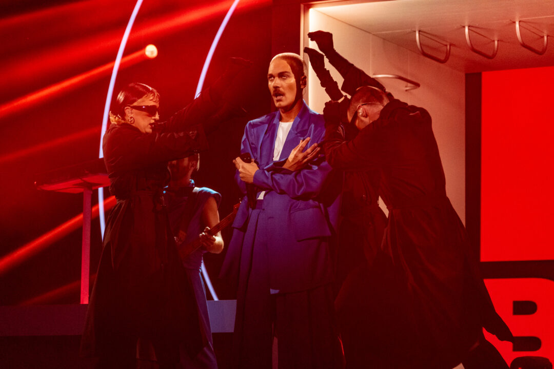 Miss Caffeina en la final del Benidorm Fest 2024, Palau d’Esports l'Illa de Benidorm. Foto: Iván Trejo