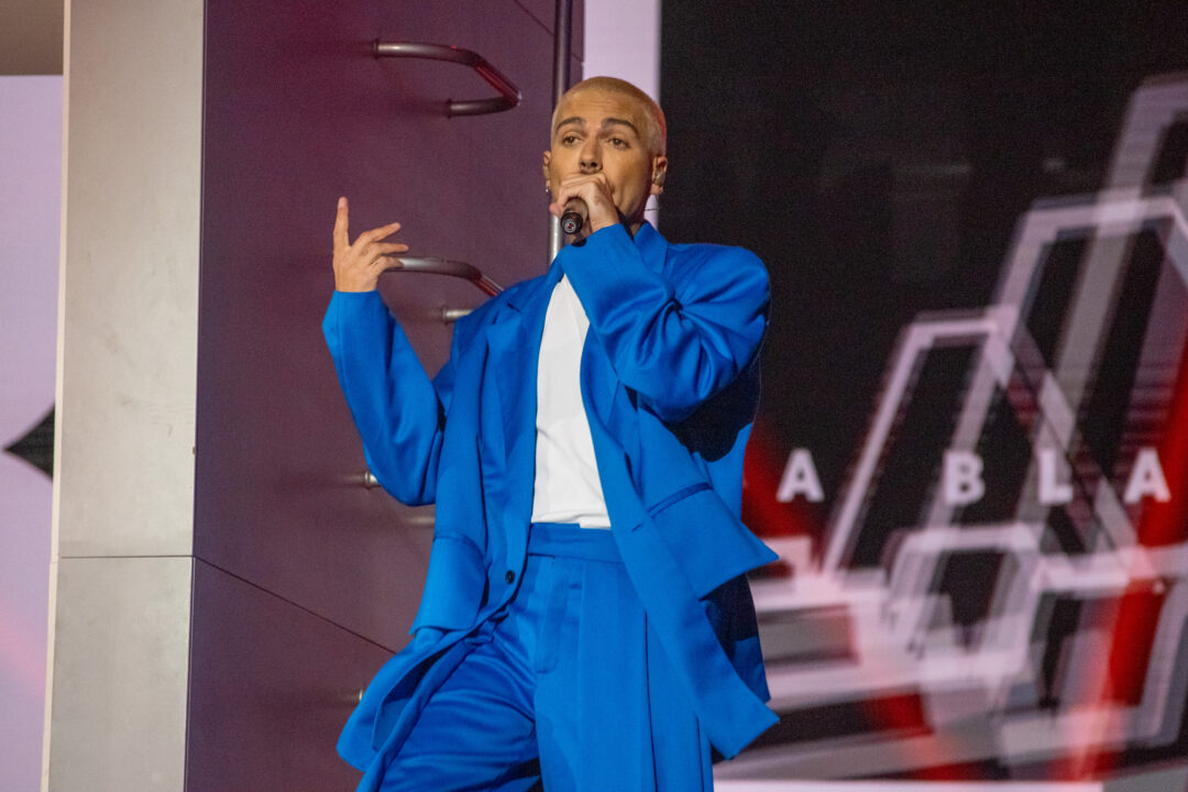 Miss Caffeina en la final del Benidorm Fest 2024, Palau d’Esports l'Illa de Benidorm. Foto: Iván Trejo