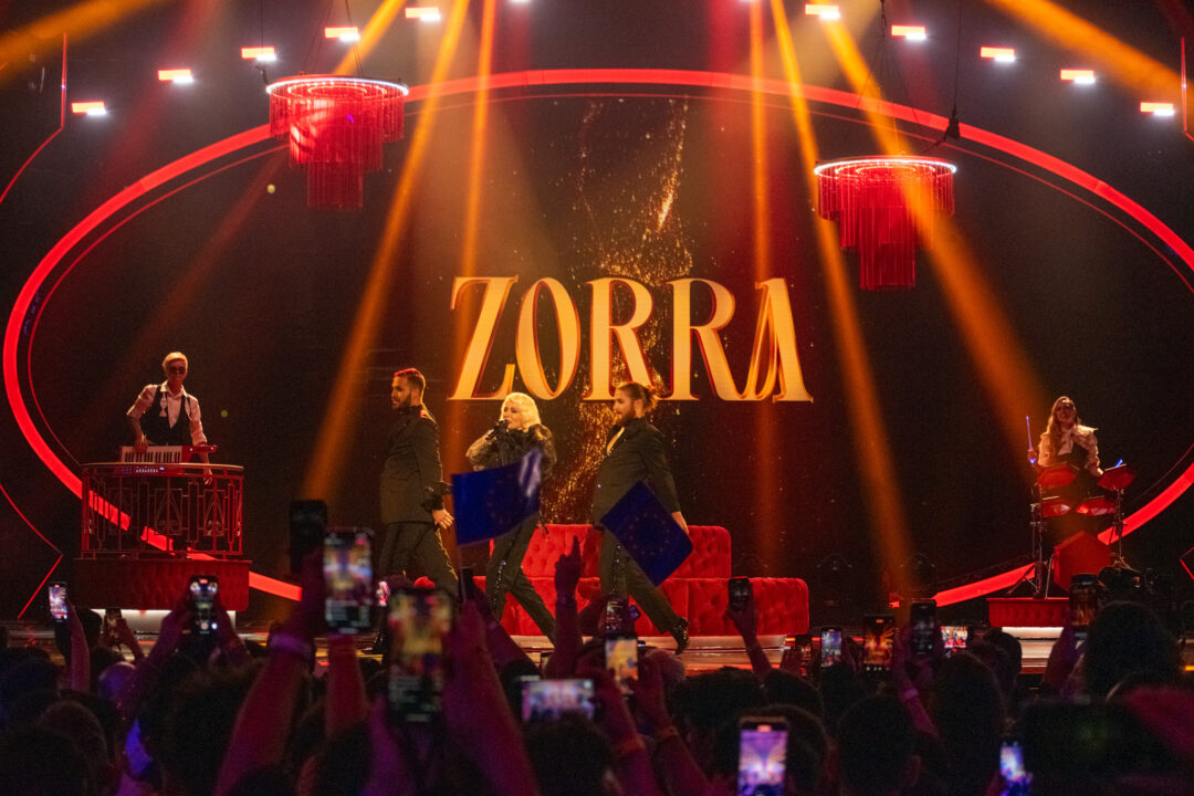 Victoria de Nebulossa en la final del Benidorm Fest 2024, Palau d’Esports l'Illa de Benidorm. Foto: Iván Trejo