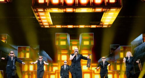 Galería: 5MIINUST x Puuluup (Estonia) realizan su primer ensayo individual en el Malmö Arena para Eurovisión 2024