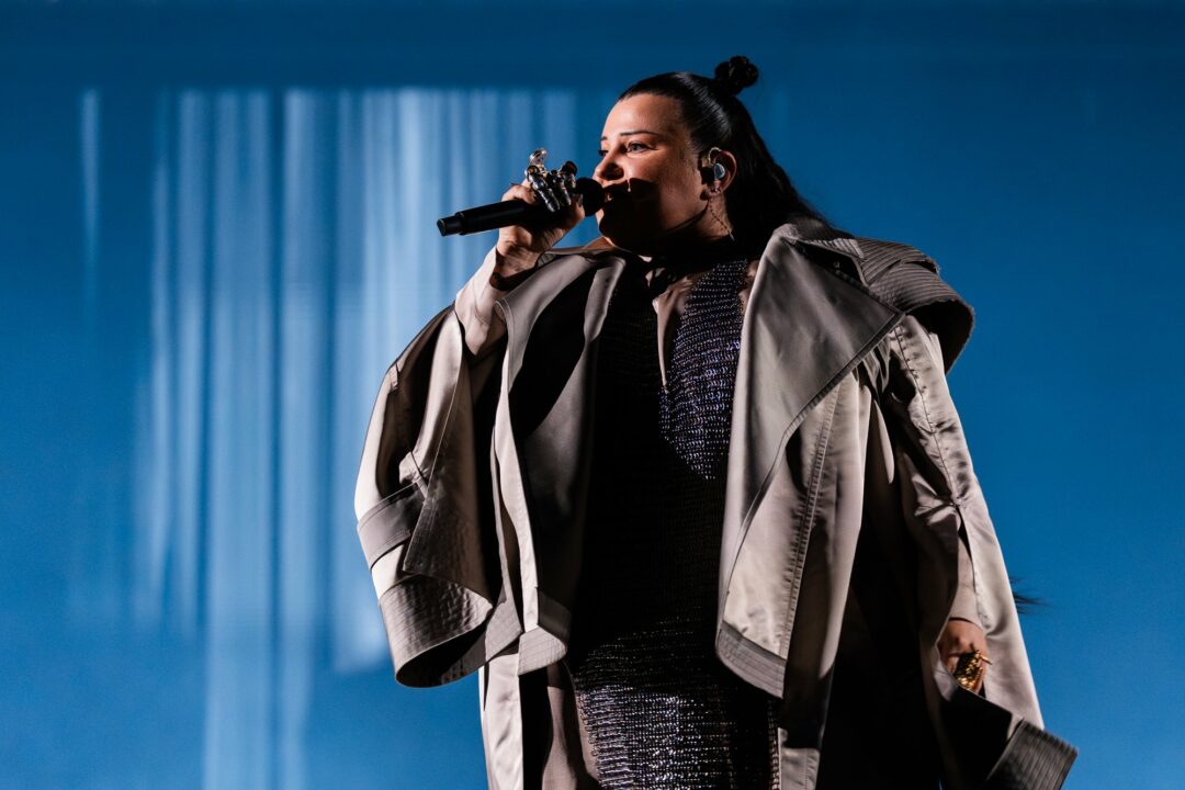 Alyona Alyona y Jerry Heil en su primer ensayo en Eurovisión 2024 | Imagen: Corinne Cumming / EBU