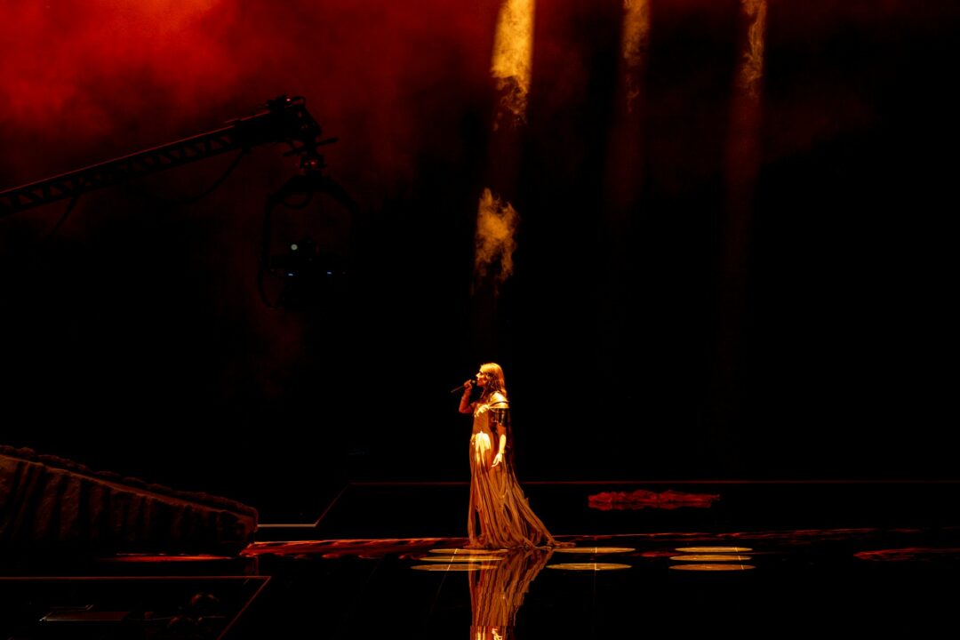 Alyona Alyona y Jerry Heil en su primer ensayo en Eurovisión 2024 | Imagen: Sarah Louise / EBU