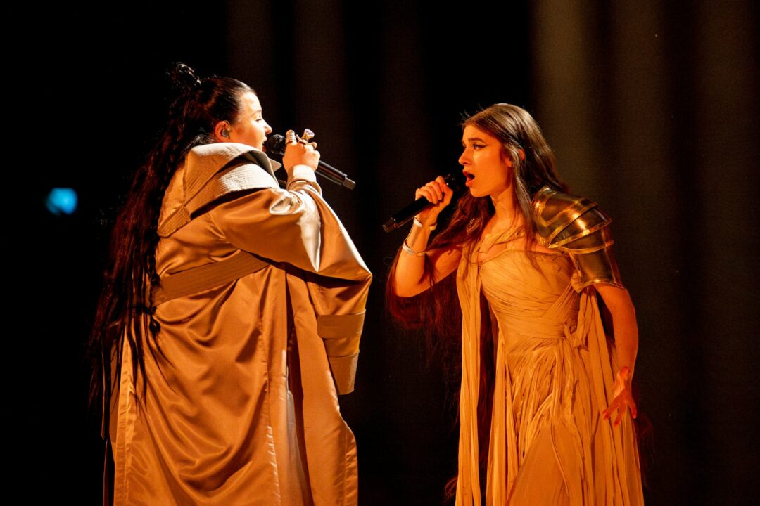 Alyona Alyona y Jerry Heil en su primer ensayo en Eurovisión 2024 | Imagen: Sarah Louise / EBU