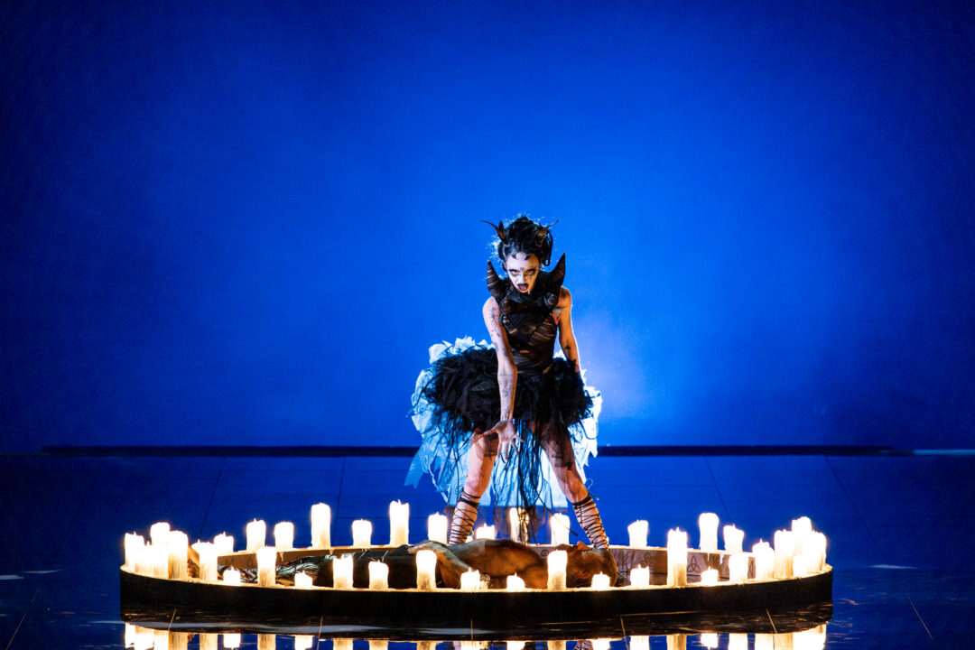 Bambie Thug en su primer ensayo individual en Eurovisión 2024 | Imagen: Sarah Louise Bennett - EBU