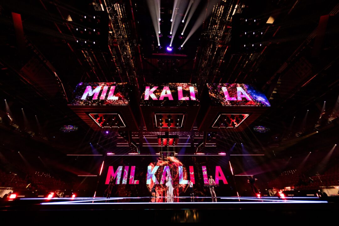 Electric Fields en su primer ensayo individual en Eurovisión 2024 | Imagen: Corinne Cumming - EBU