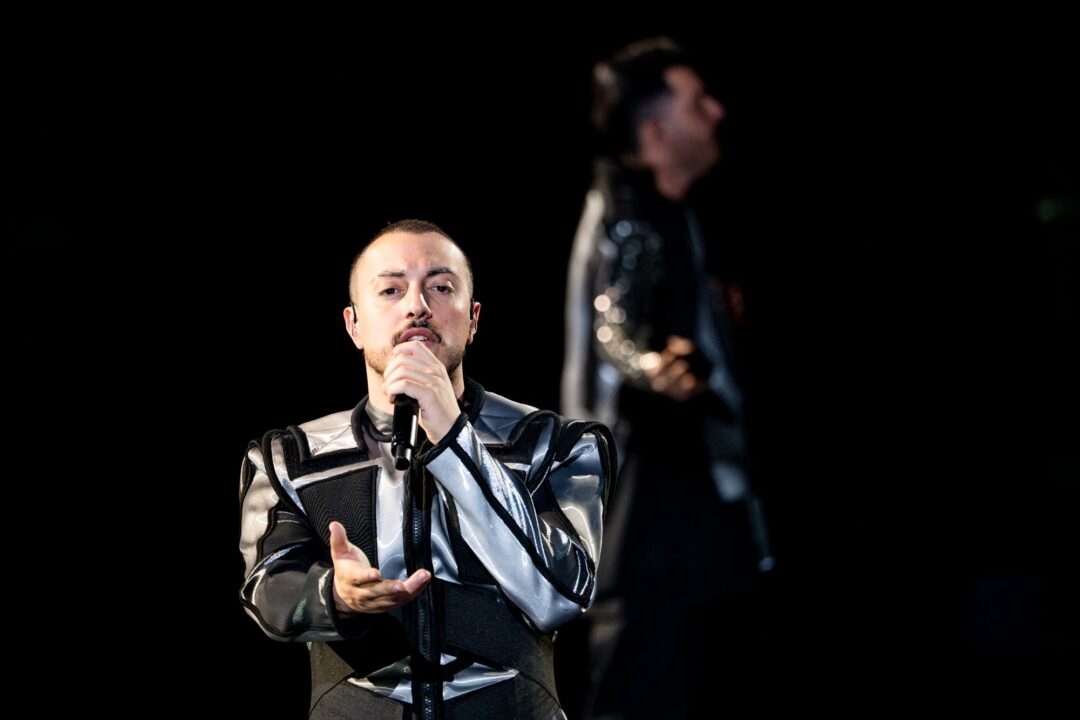 Fahree & lkin Dövlətov en su primer ensayo individual en Eurovisión 2024 | Imagen: Sarah Louise Bennett - EBU
