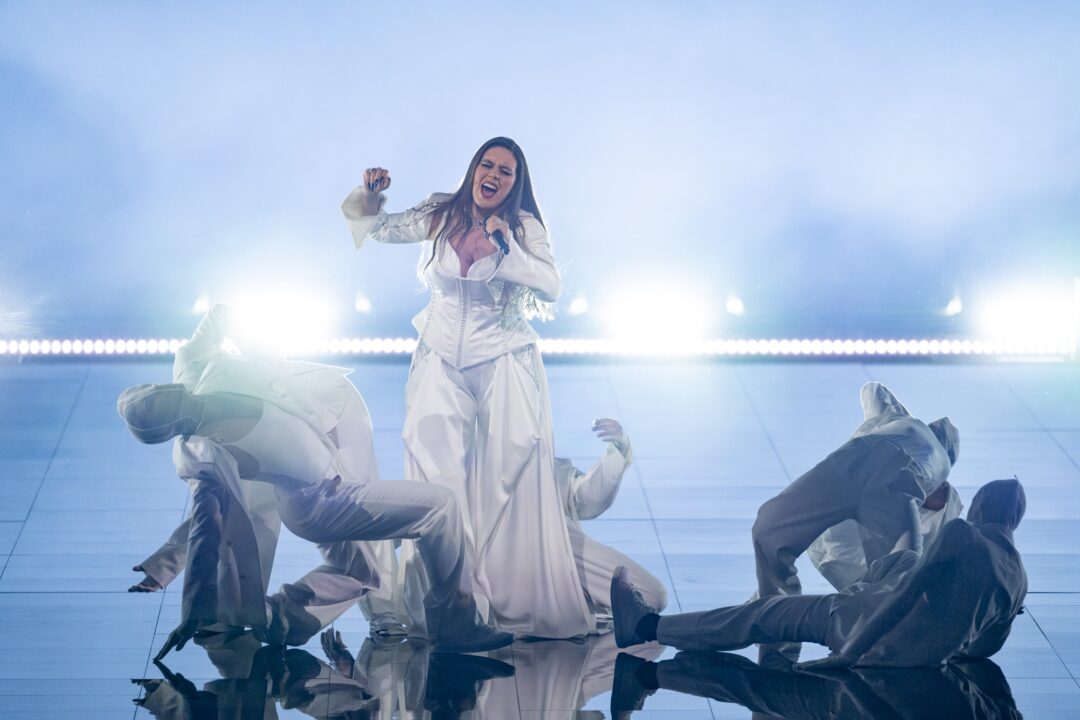 Iolanda en su primer ensayo individual en Eurovisión 2024 | Imagen: Sarah Louise Bennett - EBU