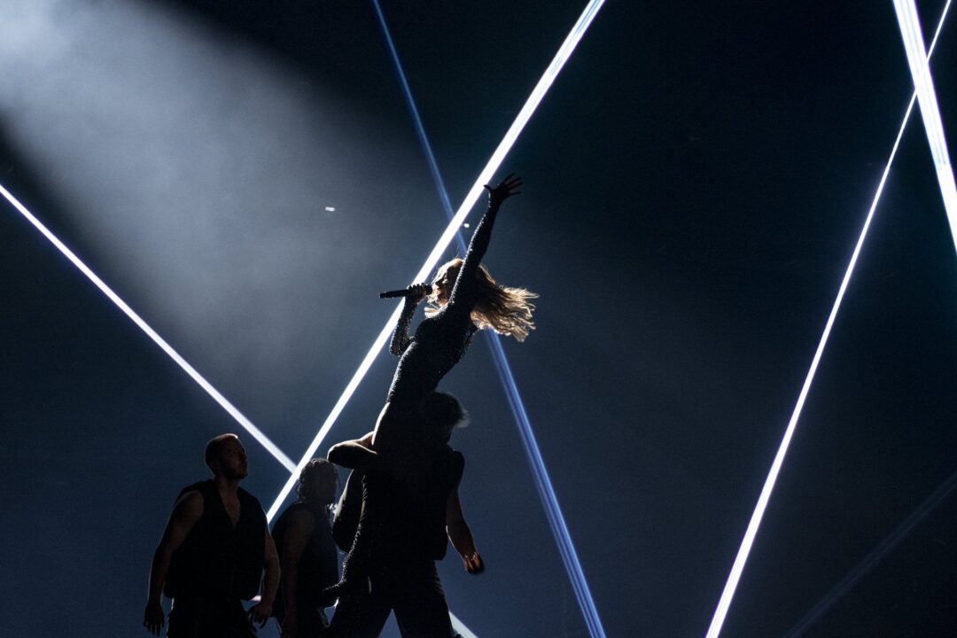 Kaleen en su primer ensayo individual en Eurovisión 2024 | Imagen: Sarah Louise Bennett - EBU