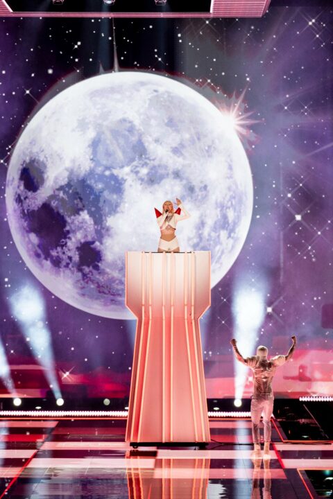 Luna en su primer ensayo individual en Eurovisión 2024 | Imagen: Sarah Louise Bennett - EBU