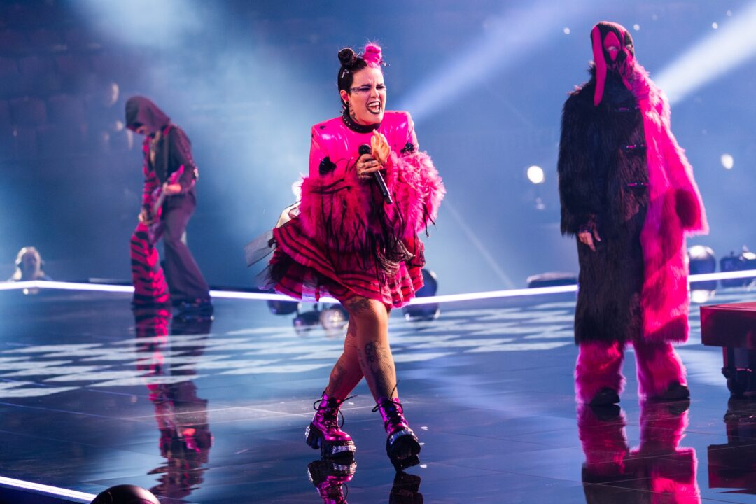 Megara en su primer ensayo individual en Eurovisión 2024 | Imagen: Corinne Cumming - EBU