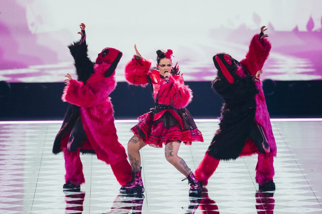 Megara en su primer ensayo individual en Eurovisión 2024 | Imagen: Sarah Louise Bennett - EBU