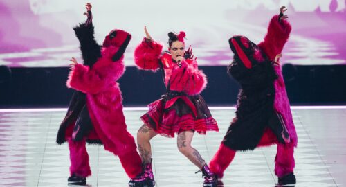 Galería: Megara (San Marino) se suben por primera vez al escenario del Malmö Arena en su primer ensayo individual de Eurovisión 2024