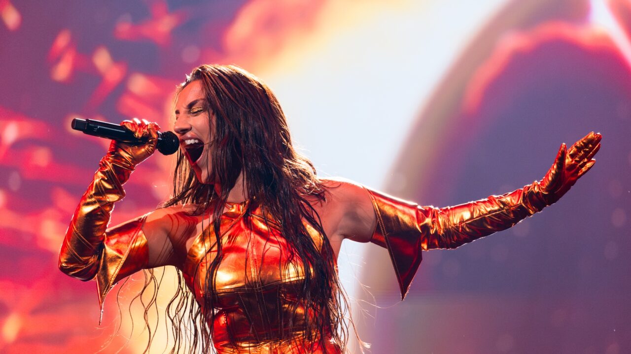 Nutsa Buzaladge en su primer ensayo individual en Eurovisión 2024 | Imagen: Corinne Cumming - EBU