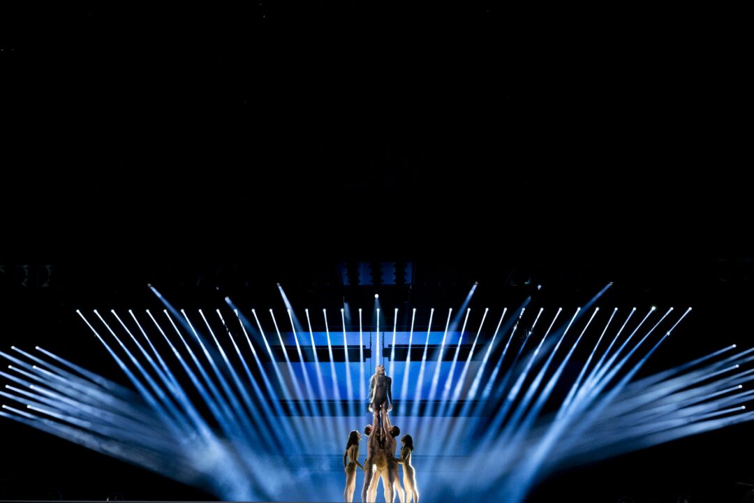 Raiven en su primer ensayo individual en Eurovisión 2024 | Imagen: Sarah Louise Bennett - EBU