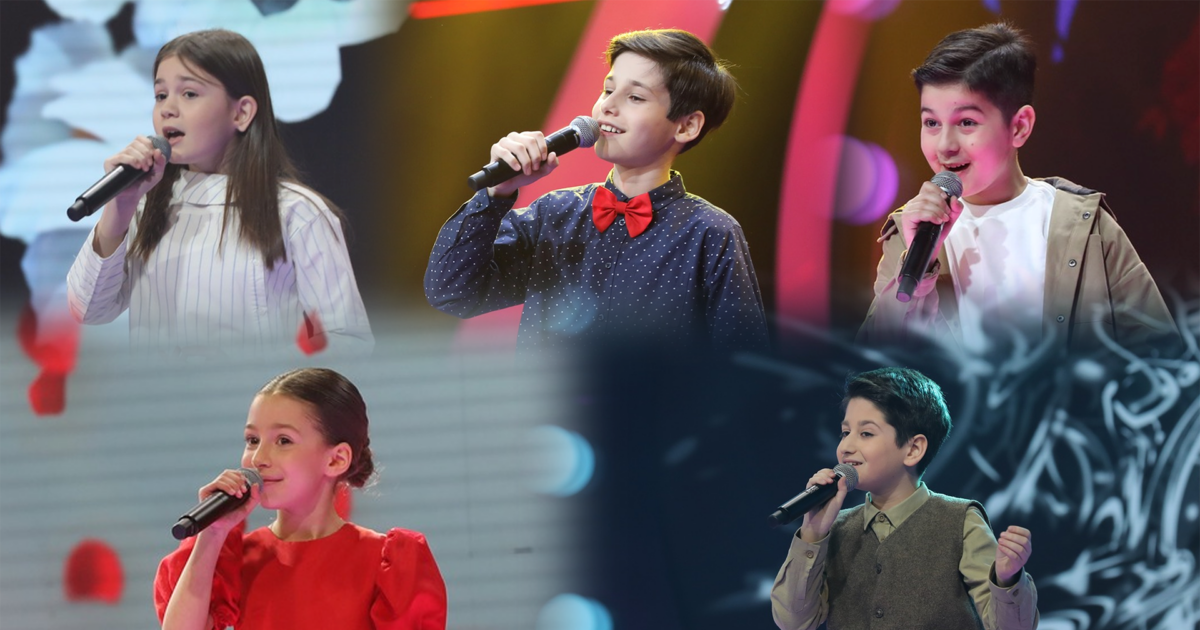 Marta Nozadze, Mate Martiashvili, Giorgi Shashviashvili, Barbare Morgoshia y Andria Putkaradze / Imagen: GPB