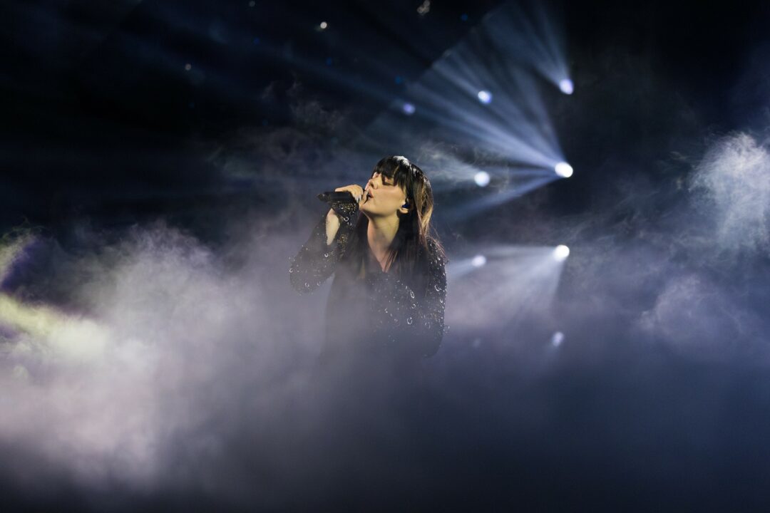TEYA DORA en su primer ensayo individual en Eurovisión 2024 | Imagen: Corinne Cumming - EBU