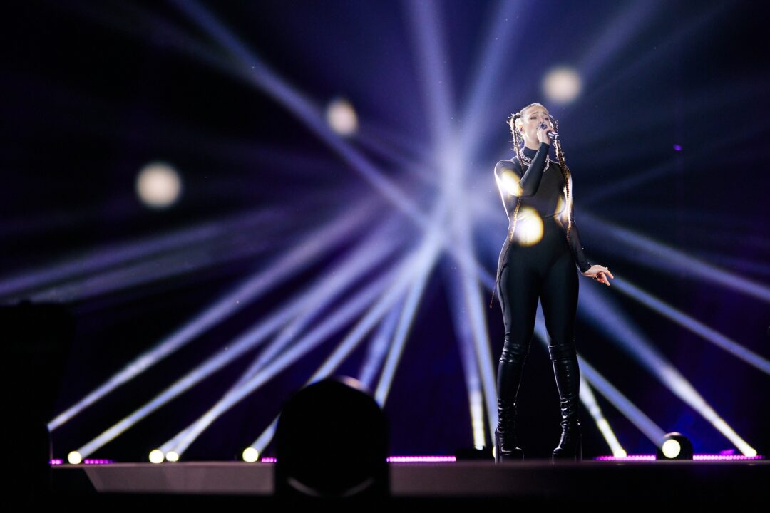 Tali en su primer ensayo individual en Eurovisión 2024 | Imagen: Alma Bengtsson - EBU