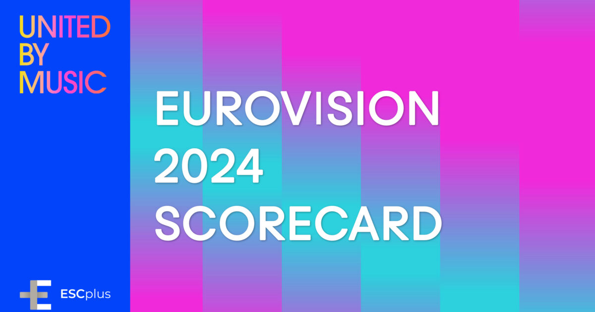 ¡Descarga la scorecard de las dos semifinales de Eurovisión 2024 y conviértete en un jurado profesional del concurso!