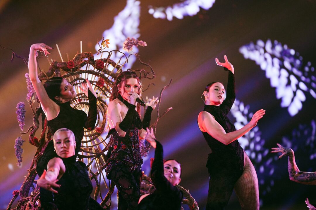 Angelina Mango en su segundo ensayo individual en Eurovisión 2024 | Imagen: Alma Bengtsson – EBU