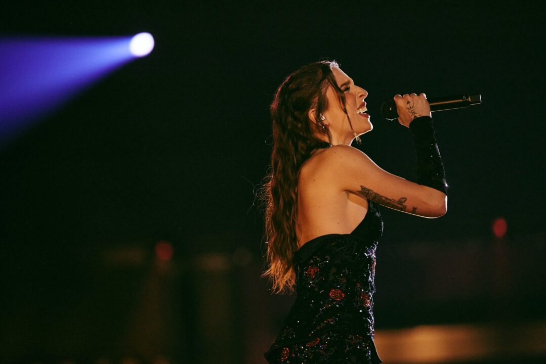 Angelina Mango en su segundo ensayo individual en Eurovisión 2024 | Imagen: Alma Bengtsson – EBU