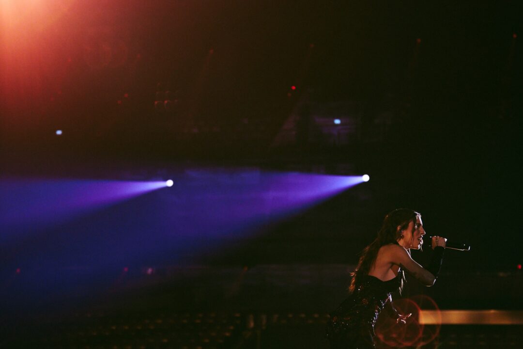 Angelina Mango en su segundo ensayo individual en Eurovisión 2024 | Imagen: Alma Bengtsson – EBU