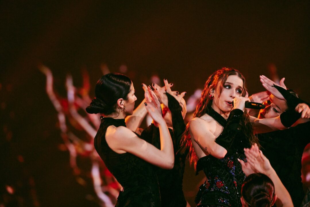 Angelina Mango en su segundo ensayo individual en Eurovisión 2024 | Imagen: Alma Bengtsson – EBU
