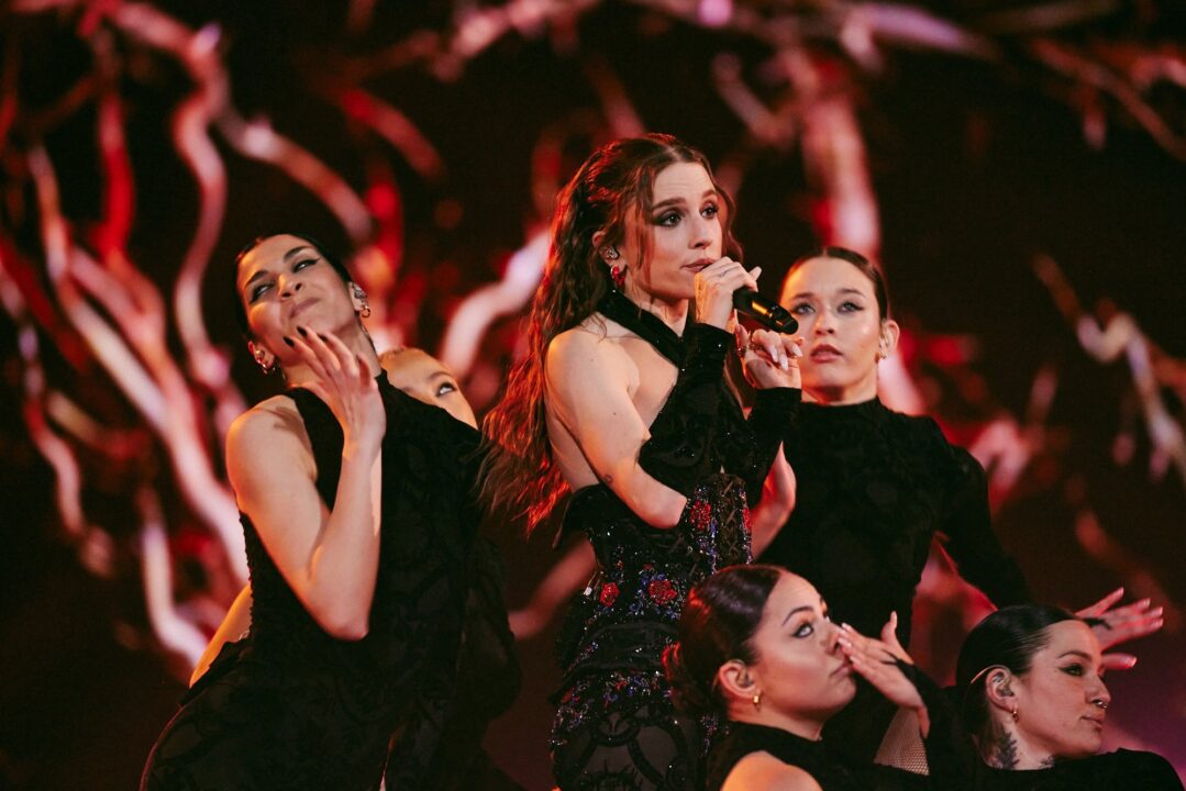 Angelina Mango en su segundo ensayo individual en Eurovisión 2024 | Imagen: Alma Bengtsson – EBU