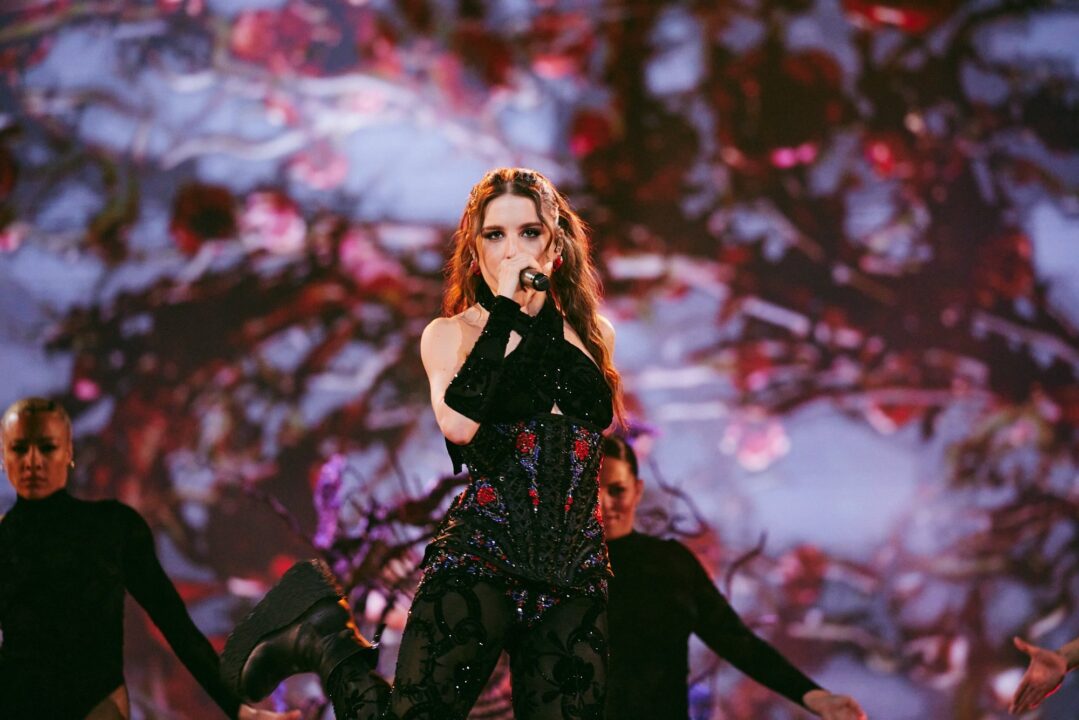 Angelina Mango en su segundo ensayo individual en Eurovisión 2024 | Imagen: Alma Bengtsson – EBU