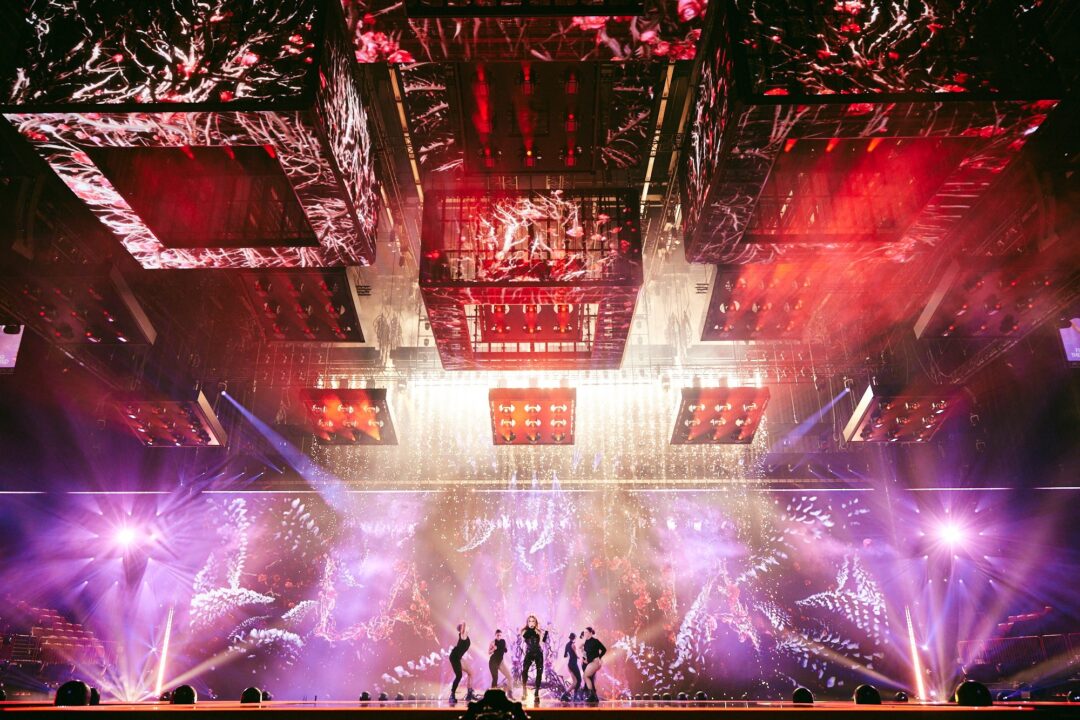 Angelina Mango en su segundo ensayo individual en Eurovisión 2024 | Imagen: Alma Bengtsson – EBU