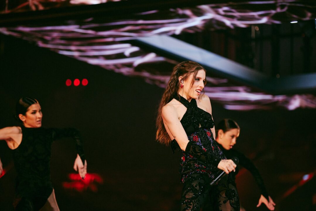 Angelina Mango en su segundo ensayo individual en Eurovisión 2024 | Imagen: Alma Bengtsson – EBU