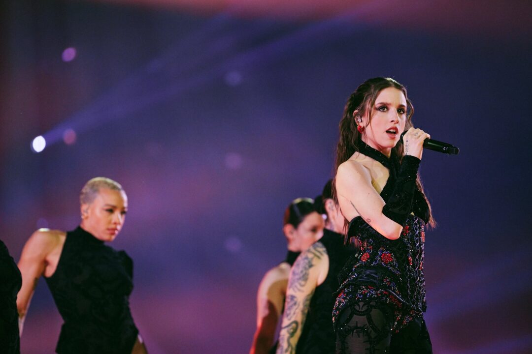 Angelina Mango en su segundo ensayo individual en Eurovisión 2024 | Imagen: Alma Bengtsson – EBU