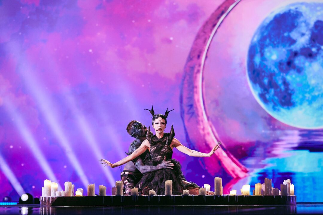 Bambie Thug en su segundo ensayo individual en Eurovisión 2024 | Imagen: Alma Bengtsson - EBU