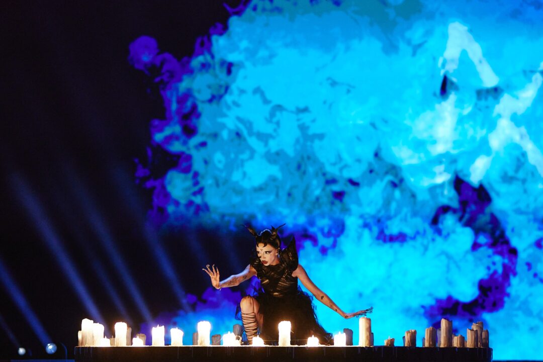 Bambie Thug en su segundo ensayo individual en Eurovisión 2024 | Imagen: Alma Bengtsson - EBU