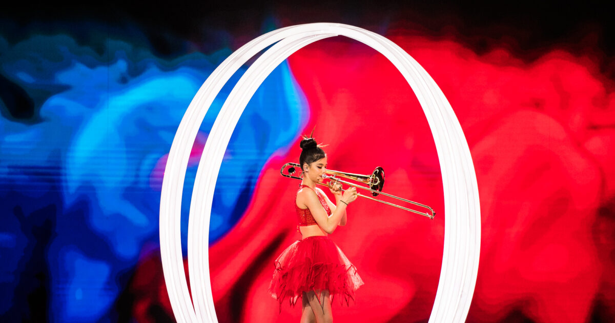 Katarina Savić (Serbia) en su ensayo de Eurovisión Junior 2022 | Corinne Cumming - EBU