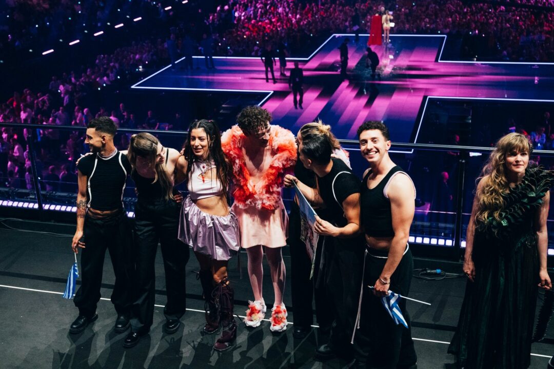 Green Room 2ª semifinal Eurovisión 2024 / Sarah Louise Bennett - EBU