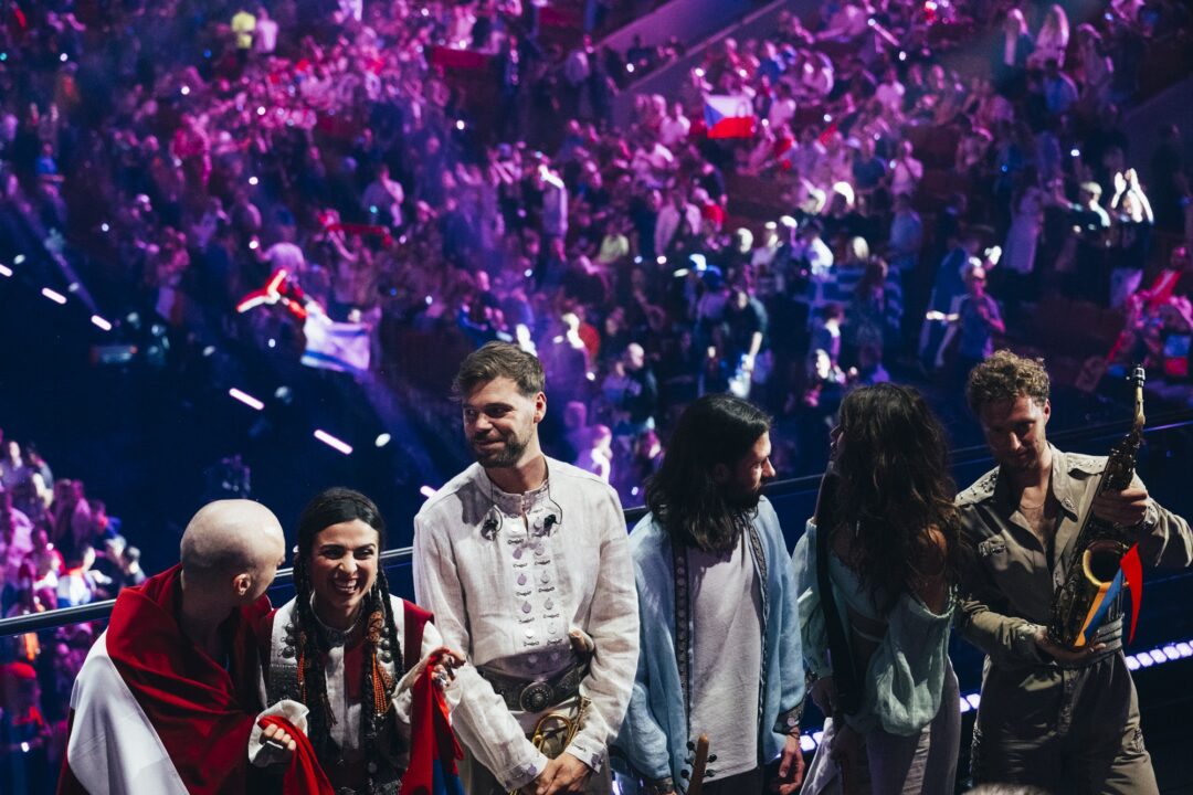 Green Room 2ª semifinal Eurovisión 2024 / Sarah Louise Bennett - EBU