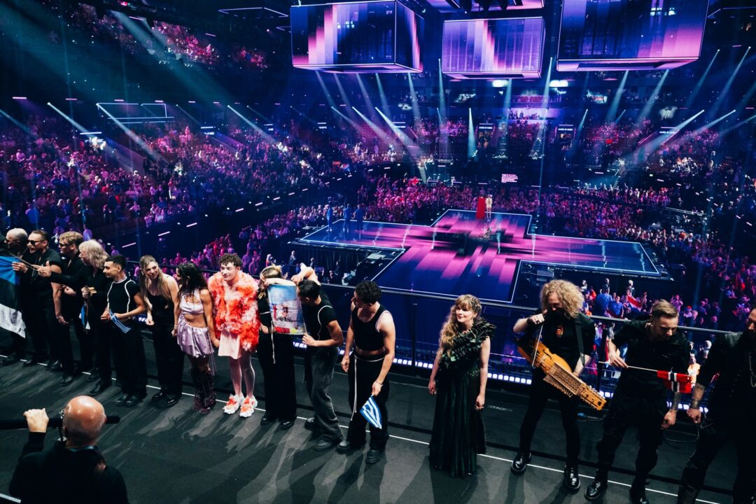 Green Room 2ª semifinal Eurovisión 2024 / Sarah Louise Bennett - EBU