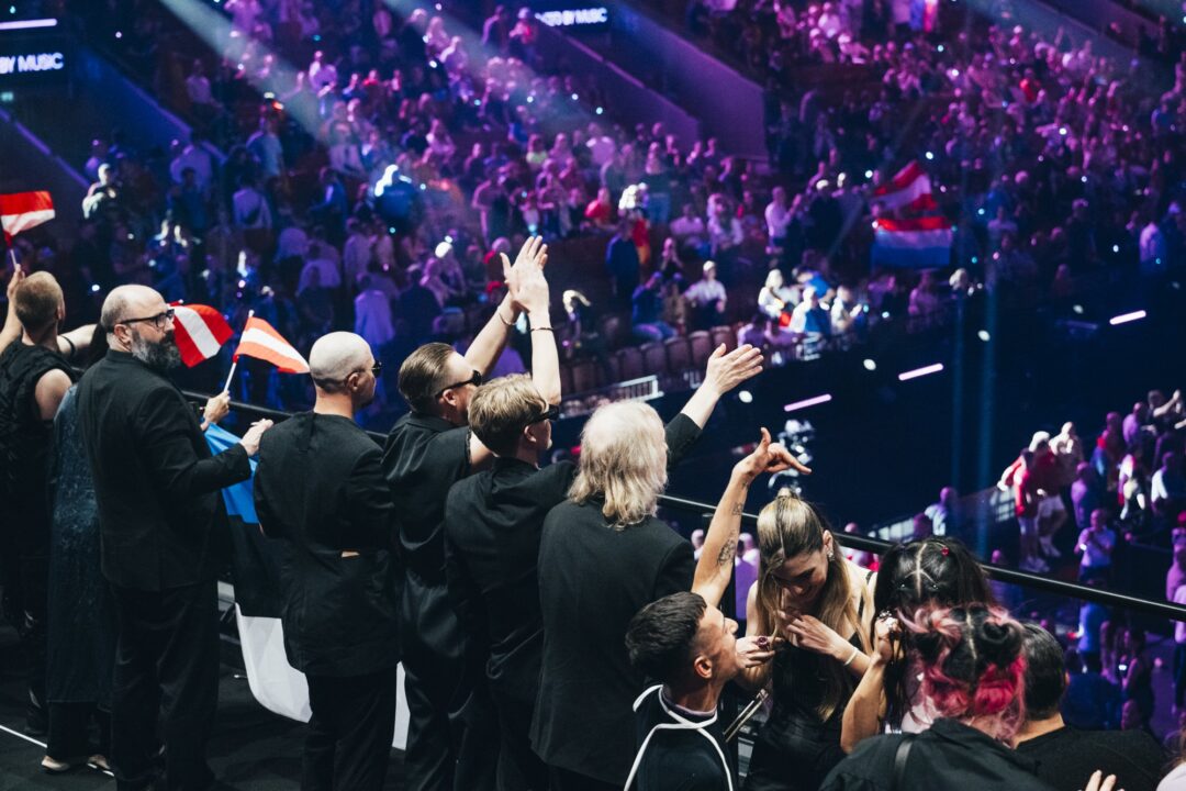 Green Room 2ª semifinal Eurovisión 2024 / Sarah Louise Bennett - EBU