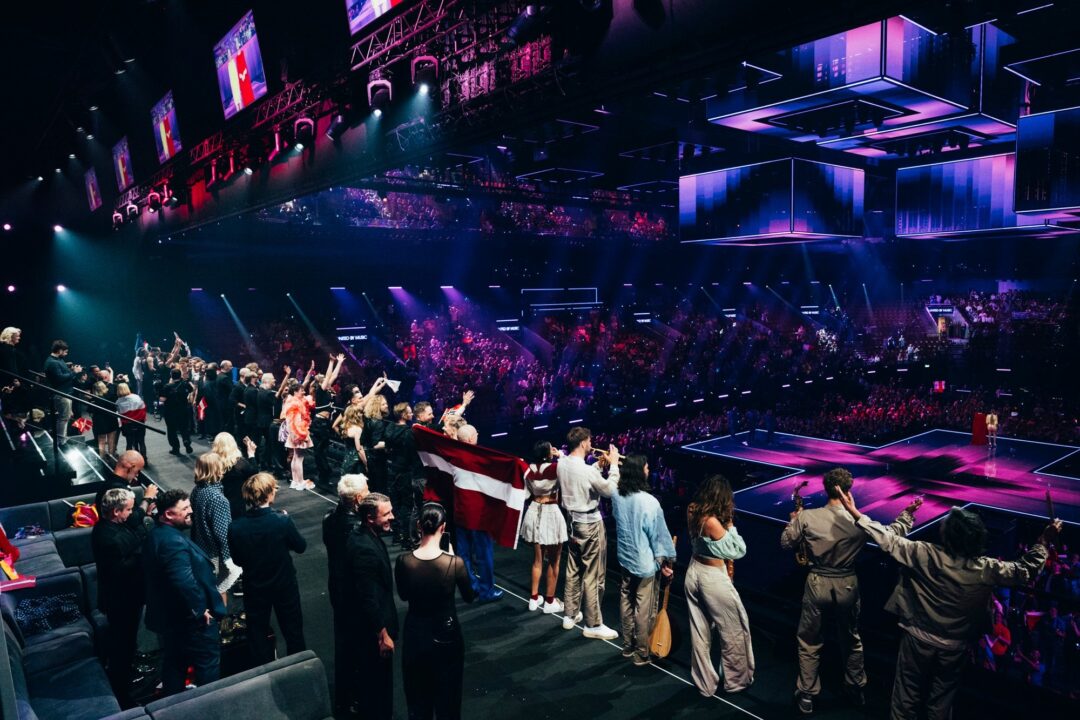 Green Room 2ª semifinal Eurovisión 2024 / Sarah Louise Bennett - EBU