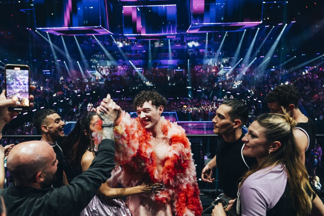 Green Room 2ª semifinal Eurovisión 2024 / Sarah Louise Bennett - EBU