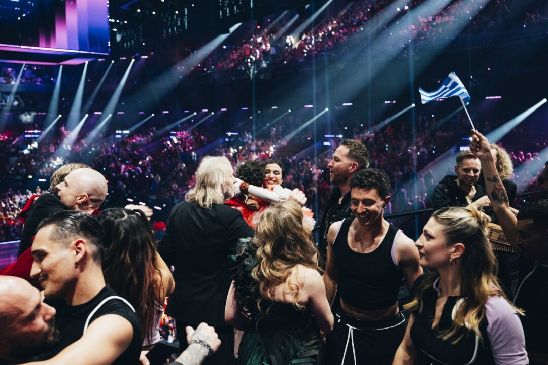 Green Room 2ª semifinal Eurovisión 2024 / Sarah Louise Bennett - EBU