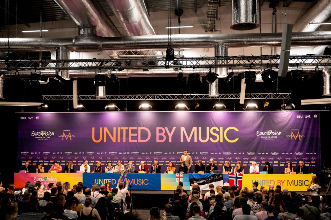 Rueda de prensa segunda semifinal Eurovisión 2024 / Sarah Louise Bennett - EBU