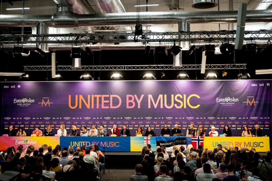 Rueda de prensa segunda semifinal Eurovisión 2024 / Sarah Louise Bennett - EBU